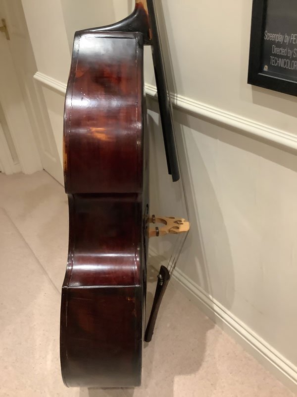 20th century Bass French copy (hand-carved, luthier made) - Image 5