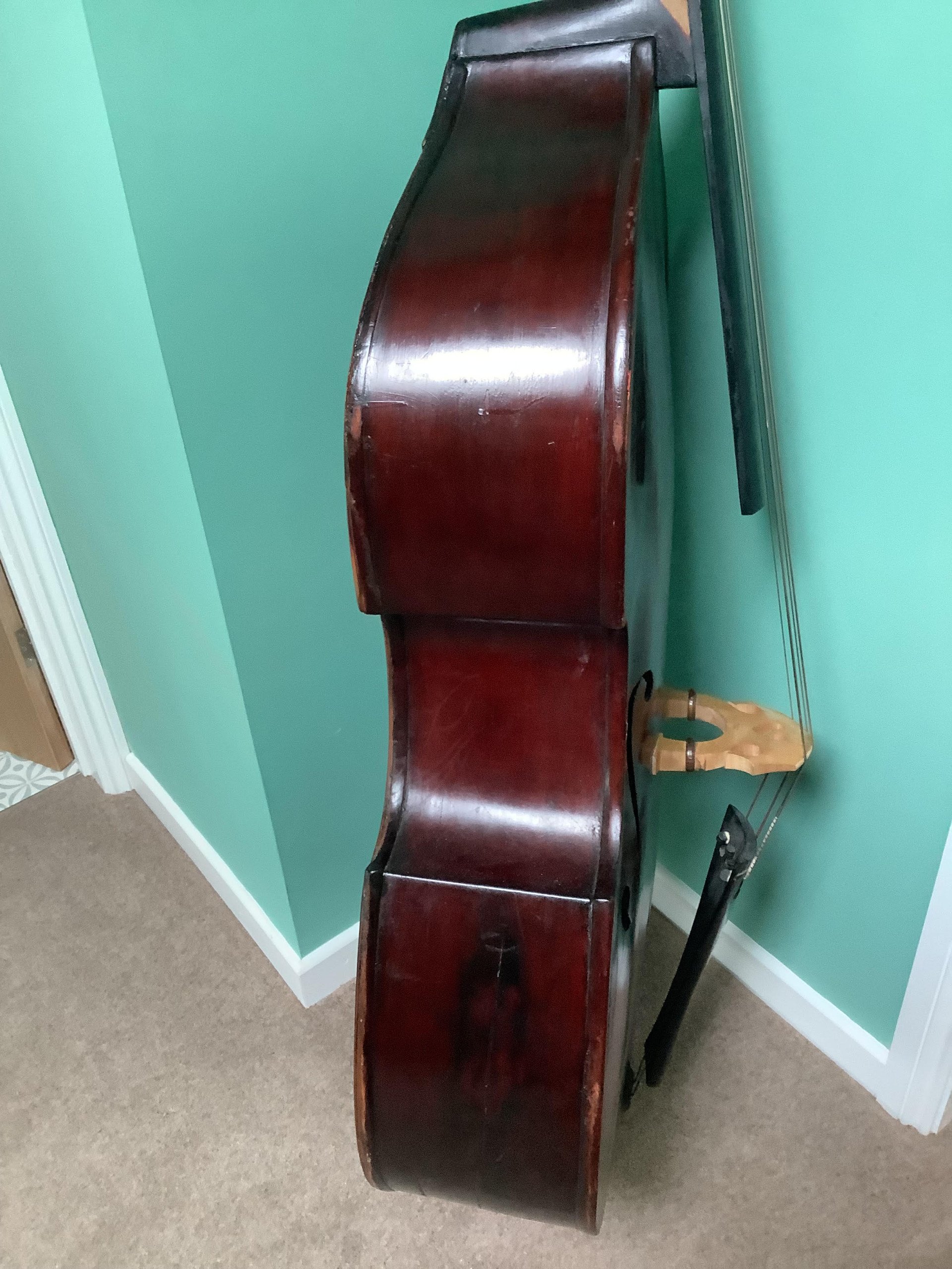 German Schuster 1862 3/4 size Bass - Image 3