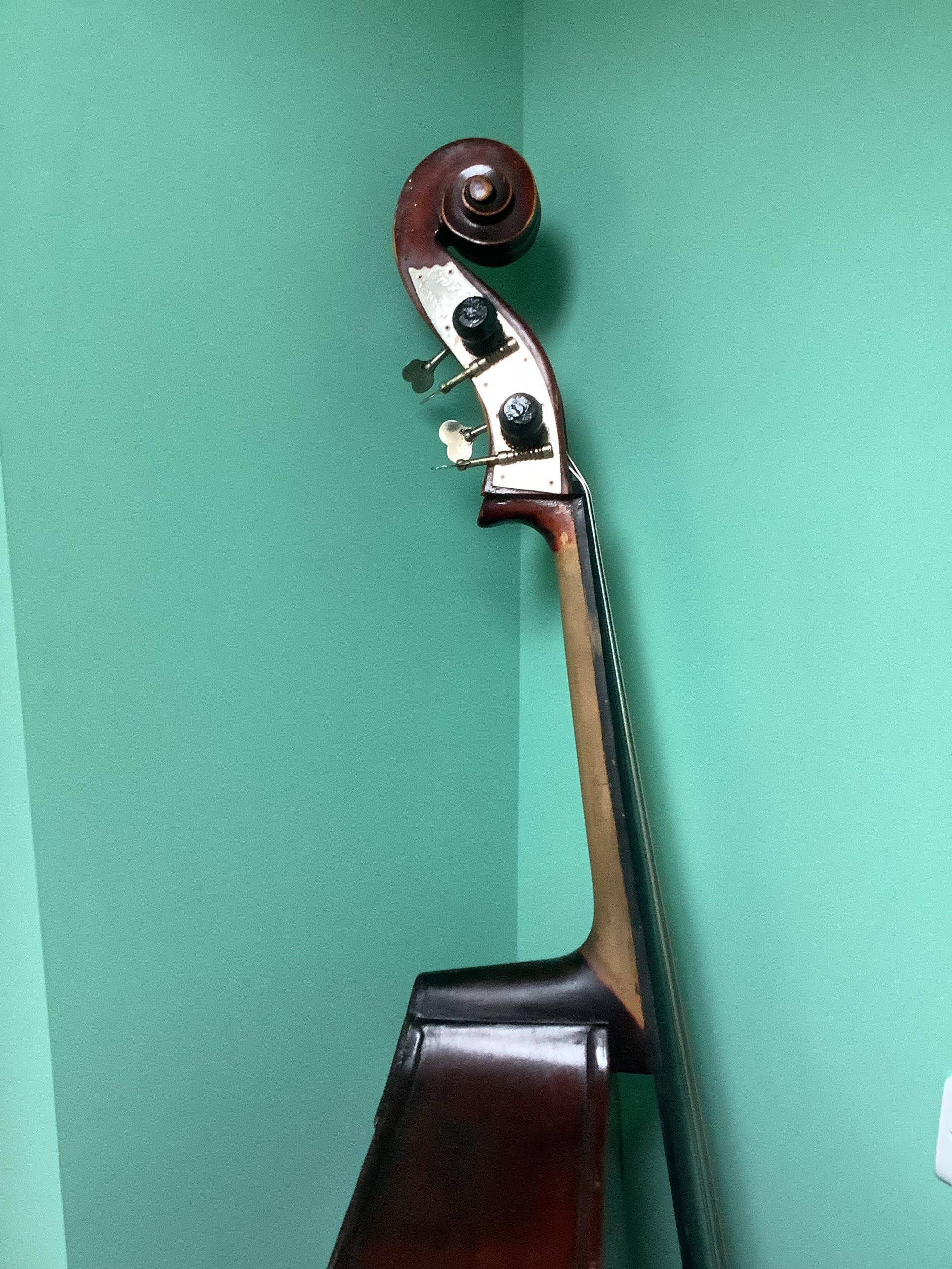 German Schuster 1862 3/4 size Bass - Image 4