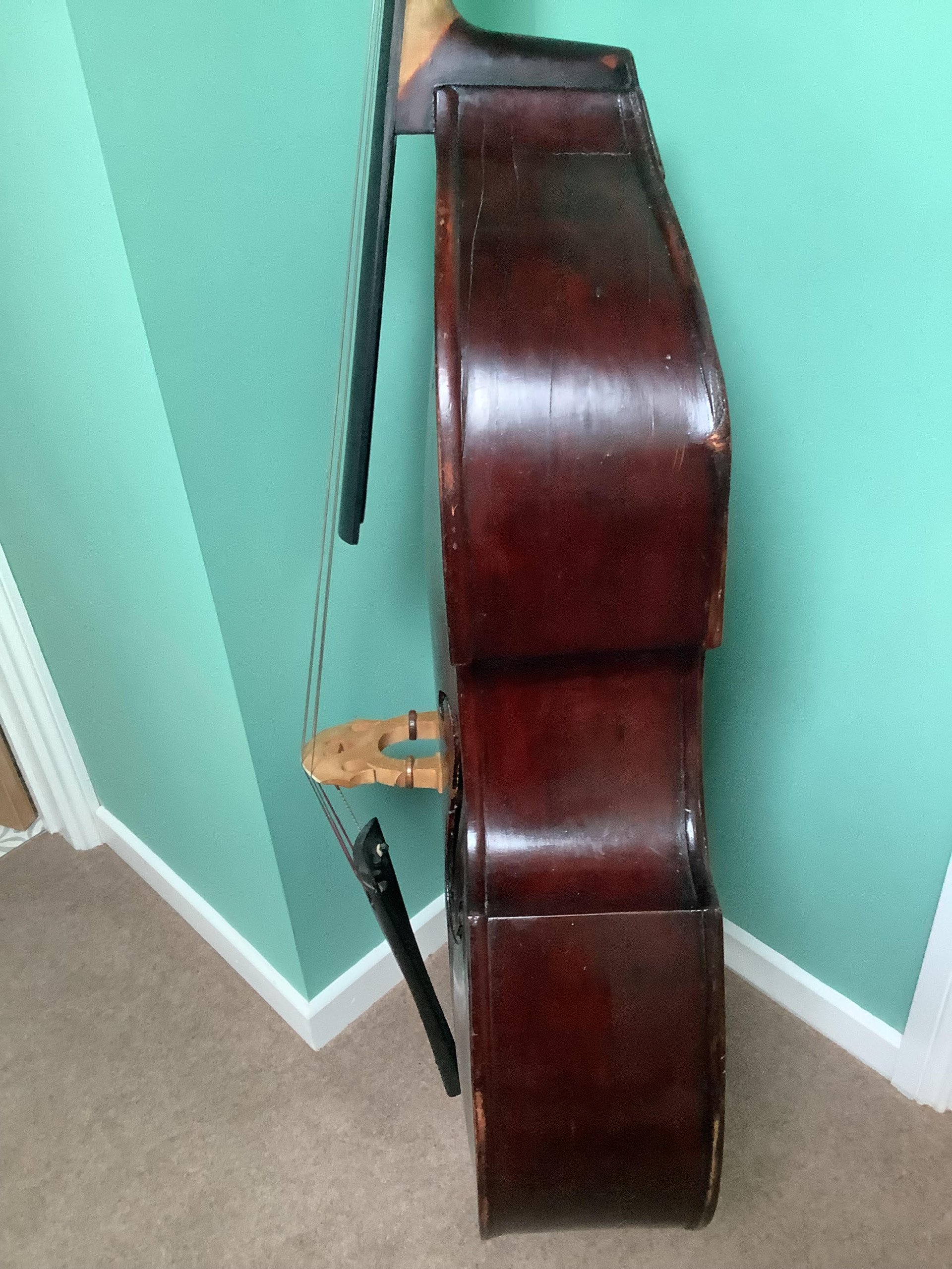 German Schuster 1862 3/4 size Bass - Image 5