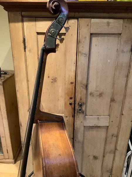 German Swellback 1950s Bass (Footes of London import) 3/4 size - Image 4