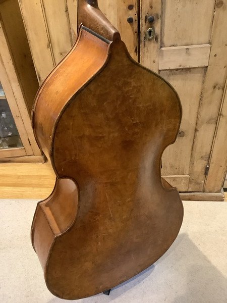 German Swellback 1950s Bass (Footes of London import) 3/4 size - Image 5