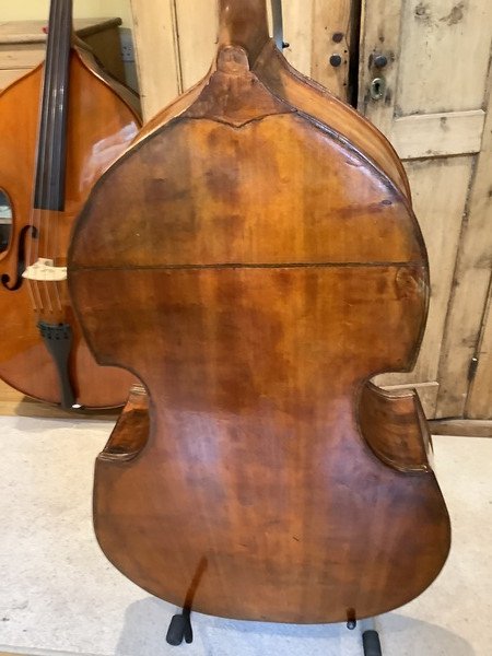 Hungarian luthier hand carved double bass - (Szeged) 3/4 size - Image 3
