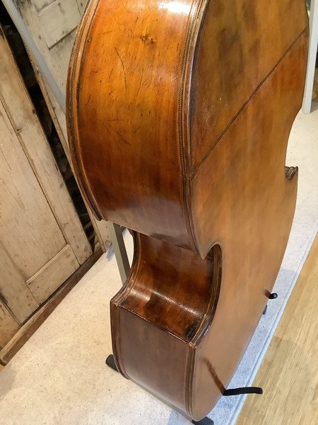 Hungarian luthier hand carved double bass - (Szeged) 3/4 size - Image 6