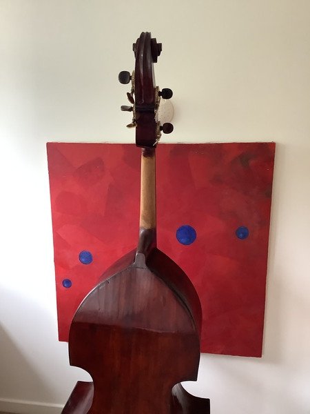 Szeged Mathias copy (luthier made) deep bodied 3/4 size double bass - Image 5