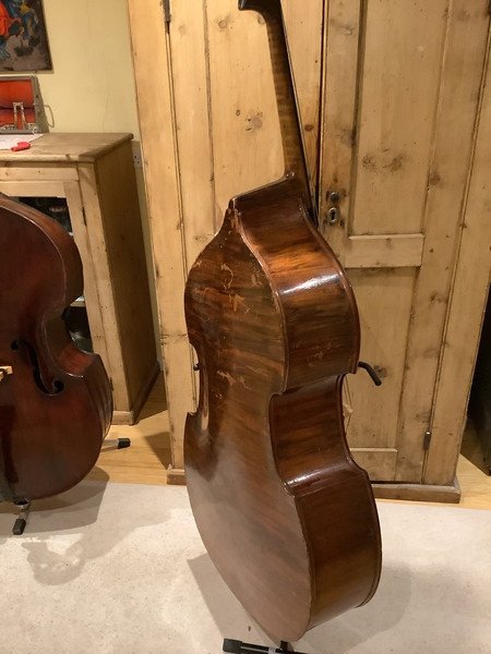 German early 50s Bass Swellback 3/4 size - Image 7