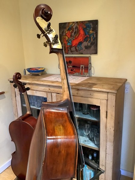 Hungarian luthier made Swellback Bass 3/4 size - Image 7