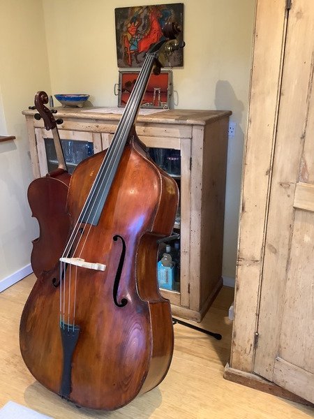 Hungarian luthier made Swellback Bass 3/4 size - Image 8