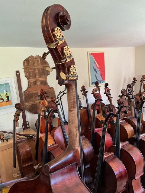 5 string Hungarian Luthier made, violin cornered bass - Image 7