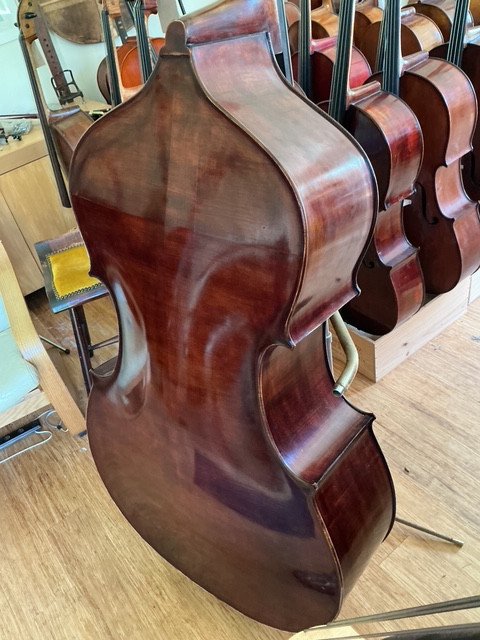 5 string Hungarian Luthier made, violin cornered bass - Image 6